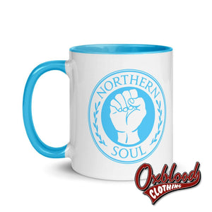 Northern Soul Mug With Blue Color Inside