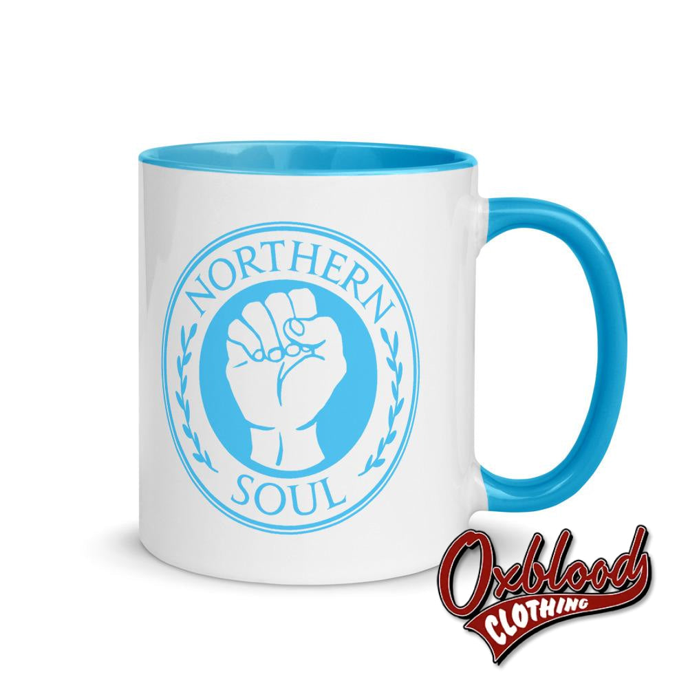 Northern Soul Mug With Blue Color Inside