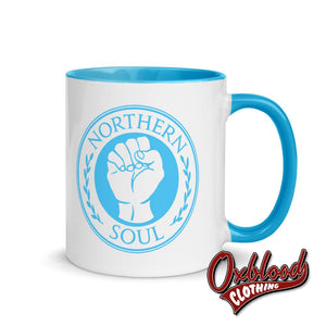 Northern Soul Mug With Blue Color Inside