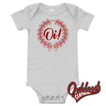 Lade das Bild in den Galerie-Viewer, Oi! Baby Onesie - Skinhead Clothes &amp; Punk Athletic Heather / 3-6M
