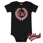 Lade das Bild in den Galerie-Viewer, Oi! Baby Onesie - Skinhead Clothes &amp; Punk Black / 3-6M
