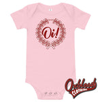 Load image into Gallery viewer, Oi! Baby Onesie - Skinhead Clothes &amp; Punk Pink / 3-6M
