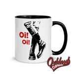 Cargar imagen en el visor de la galería, Oi Oi! Boots And Braces Mug With Color Inside Black
