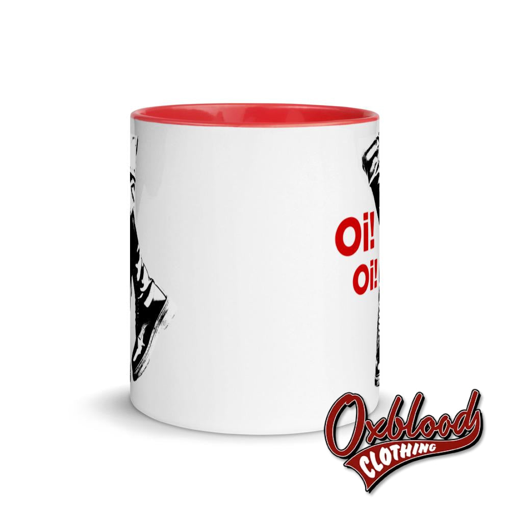 Oi Oi! Boots And Braces Mug With Color Inside