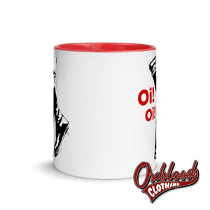 Oi Oi! Boots And Braces Mug With Color Inside