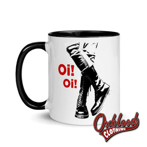 Oi Oi! Boots And Braces Mug With Color Inside