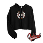 Lade das Bild in den Galerie-Viewer, Oi! Crop Hoodie - 80S Punk Shirts &amp; Spirit Of 69 Clothing Black / S
