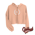 Lade das Bild in den Galerie-Viewer, Oi! Crop Hoodie - 80S Punk Shirts &amp; Spirit Of 69 Clothing Peach / S
