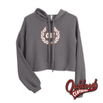 Lade das Bild in den Galerie-Viewer, Oi! Crop Hoodie - 80S Punk Shirts &amp; Spirit Of 69 Clothing Storm / S
