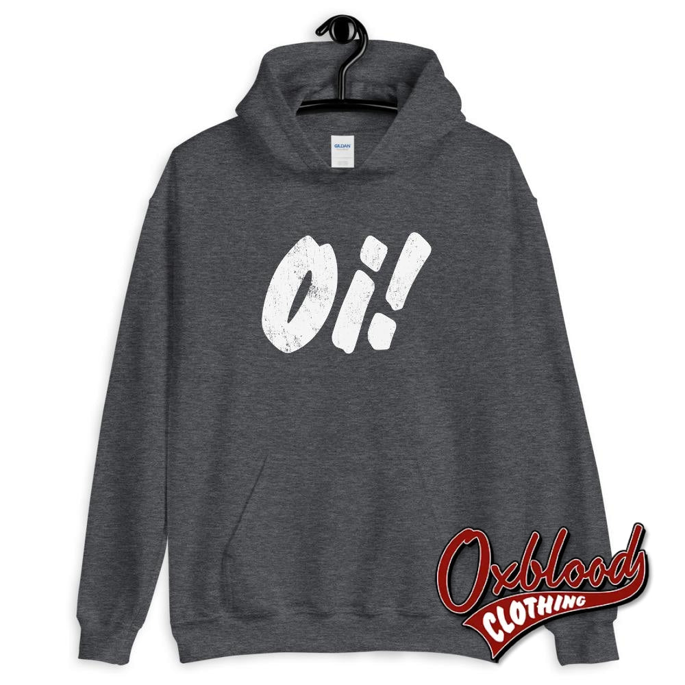 Oi! Hoodie Dark Heather / S