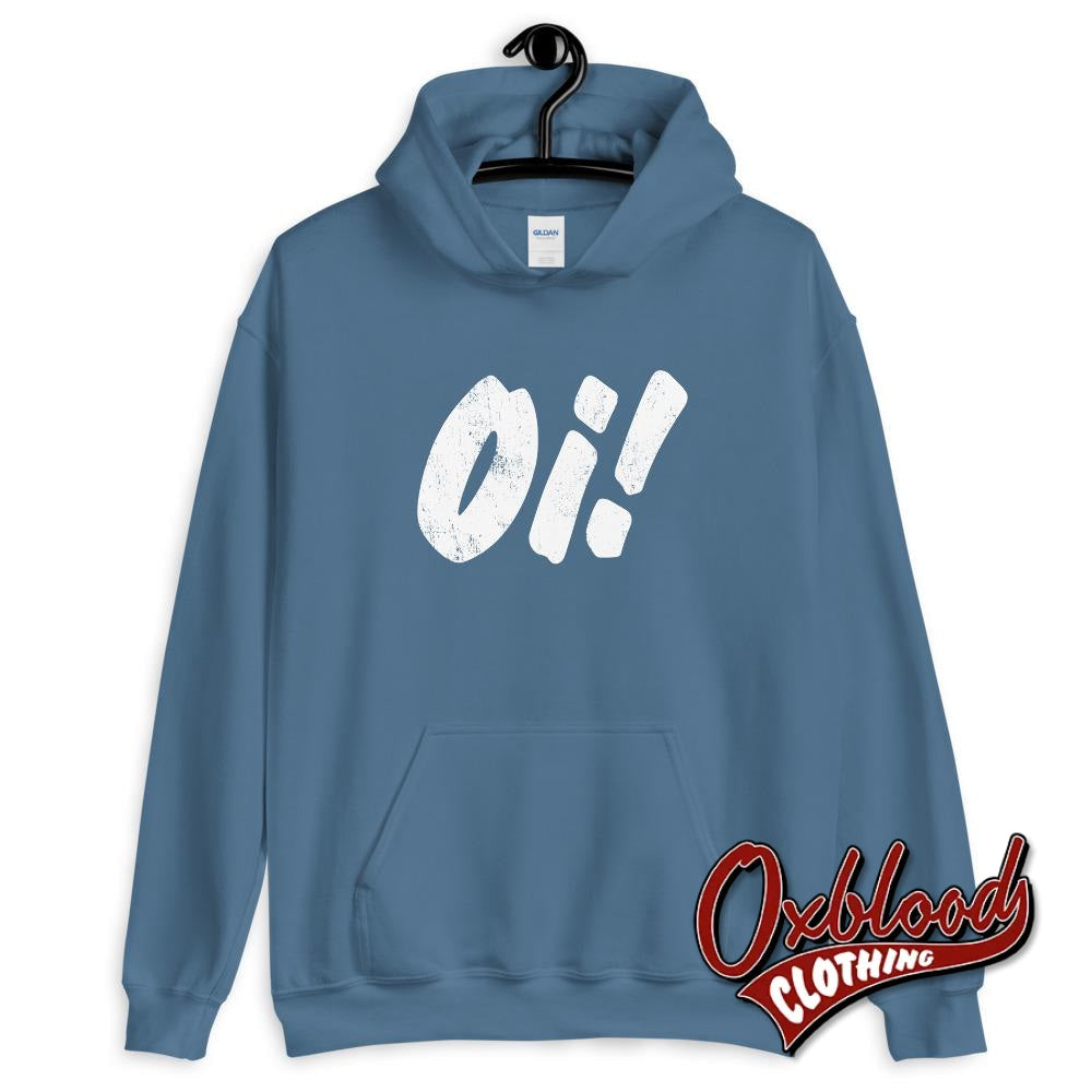 Oi! Hoodie Indigo Blue / S