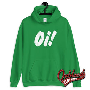 Oi! Hoodie Irish Green / S