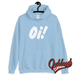 Cargar imagen en el visor de la galería, Oi! Hoodie Light Blue / S
