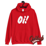 Cargar imagen en el visor de la galería, Oi! Hoodie Red / S

