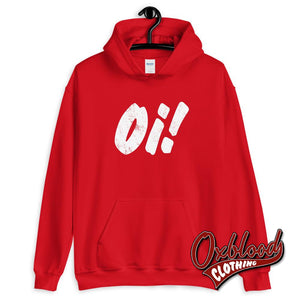 Oi! Hoodie Red / S
