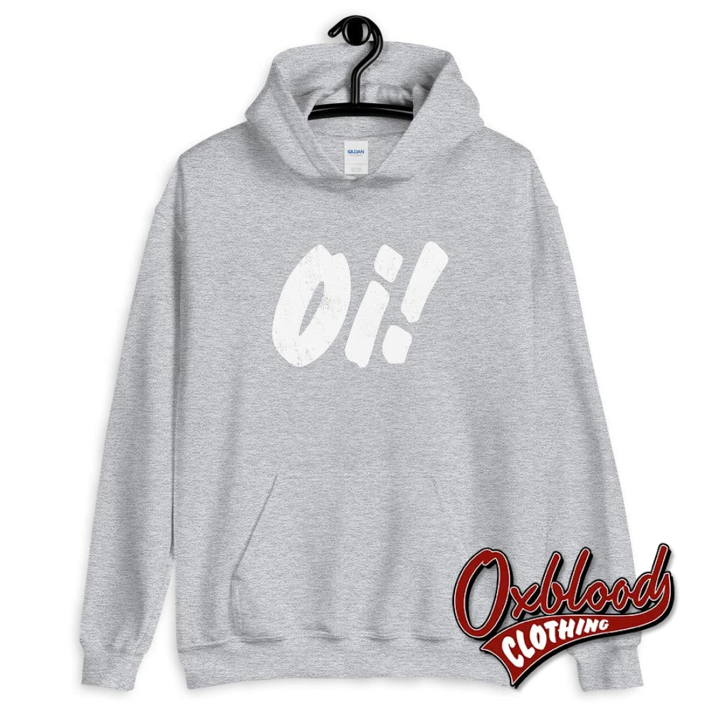 Oi! Hoodie Sport Grey / S
