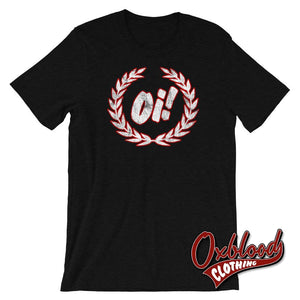 Oi! Laurel T-Shirt - Unisex Black Heather / Xs Shirts