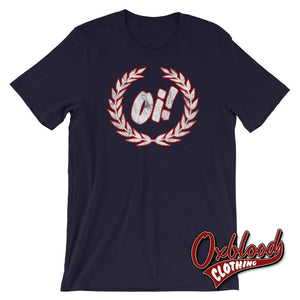 Oi! Laurel T-Shirt - Unisex Navy / Xs Shirts