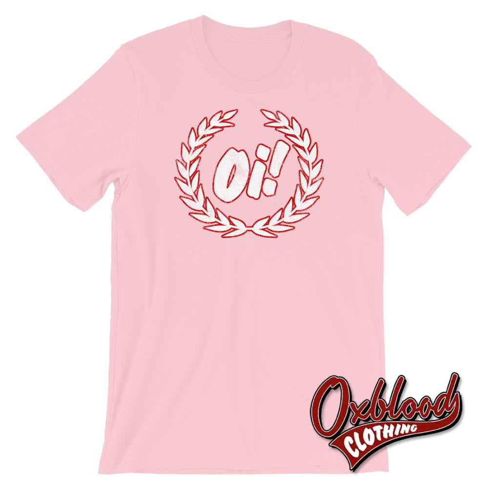 Oi! Laurel T-Shirt - Unisex Pink / S Shirts