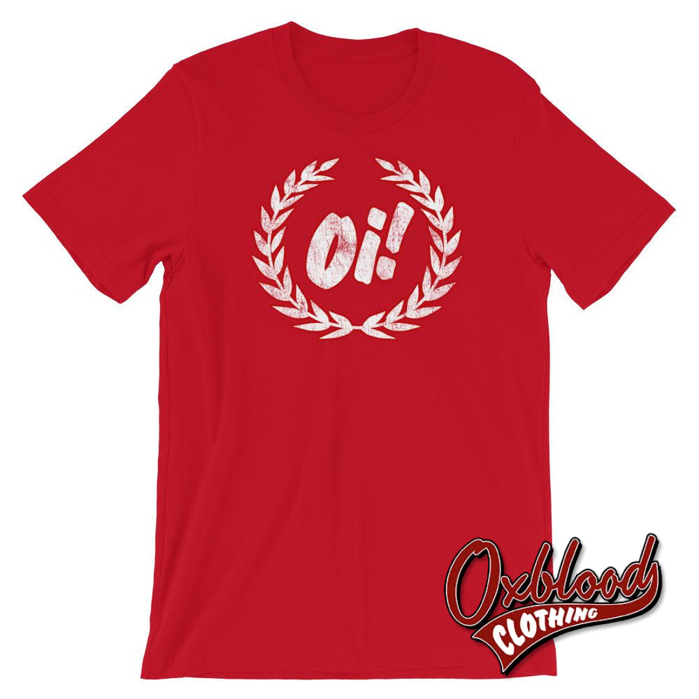 Oi! Laurel T-Shirt - Unisex Red / S Shirts