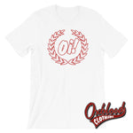 Lade das Bild in den Galerie-Viewer, Oi! Laurel T-Shirt - Unisex White / Xs Shirts
