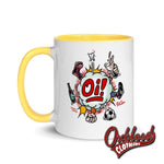 Load image into Gallery viewer, Oi! Mug - Football Fighting Drinking &amp; Boots By Duck Plunkett
