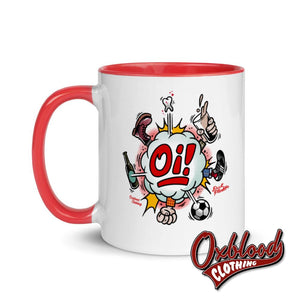 Oi! Mug - Football Fighting Drinking & Boots By Duck Plunkett