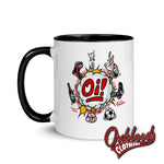 Load image into Gallery viewer, Oi! Mug - Football Fighting Drinking &amp; Boots By Duck Plunkett
