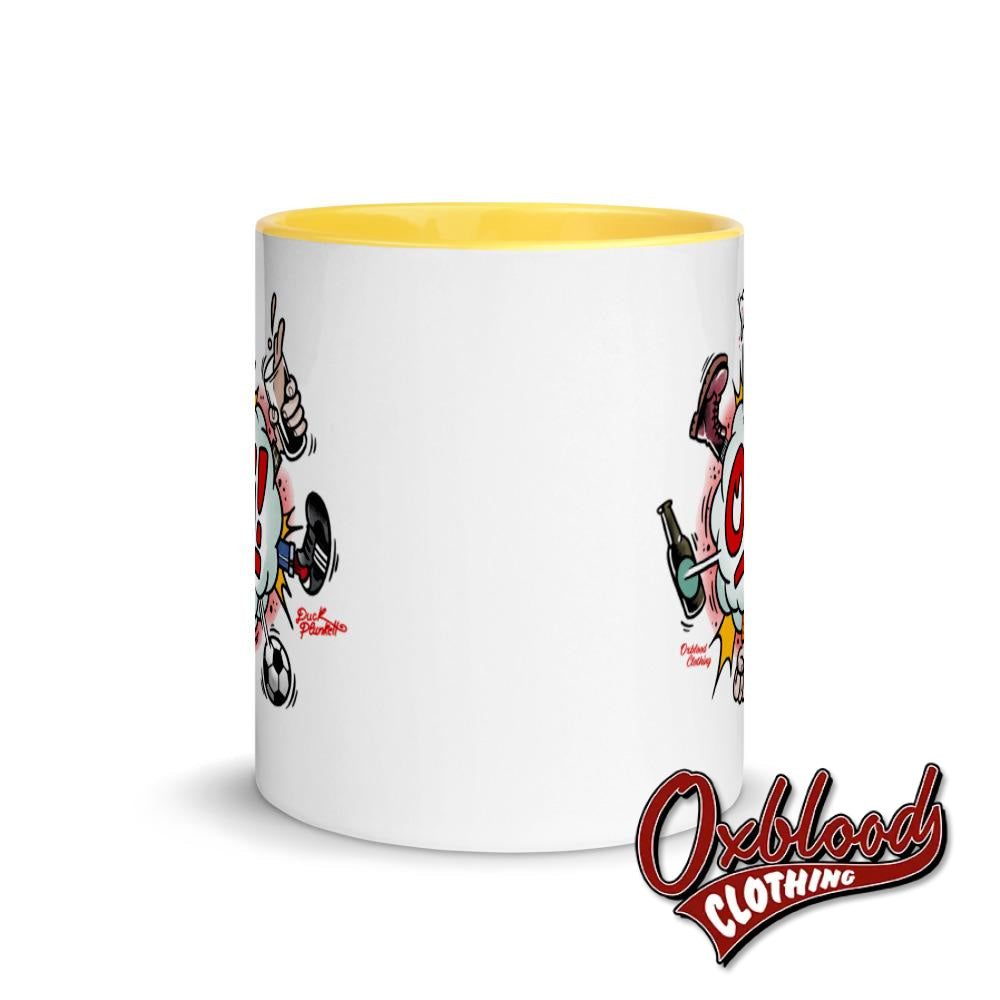 Oi! Mug - Football Fighting Drinking & Boots By Duck Plunkett