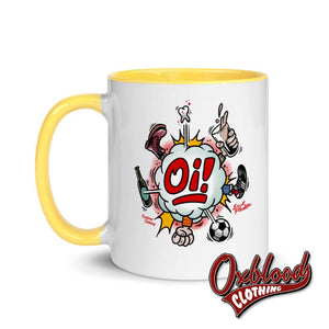 Oi! Mug - Football Fighting Drinking & Boots By Duck Plunkett