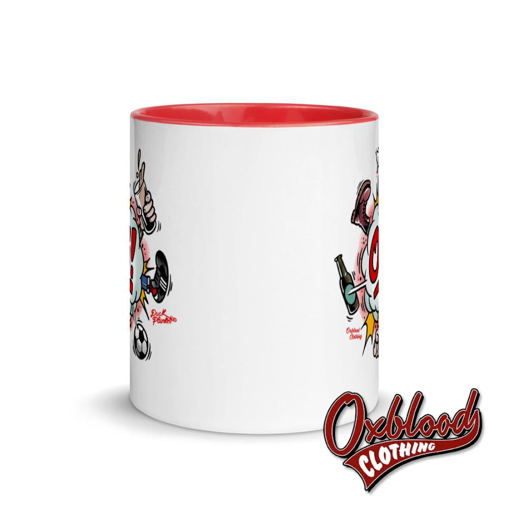 Oi! Mug - Football Fighting Drinking & Boots By Duck Plunkett