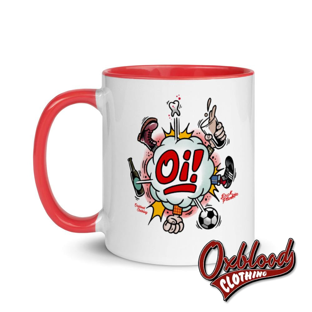 Oi! Mug - Football Fighting Drinking & Boots By Duck Plunkett