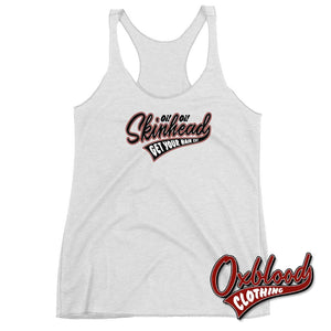Oi Skinhead Womens Racerback Tank Top