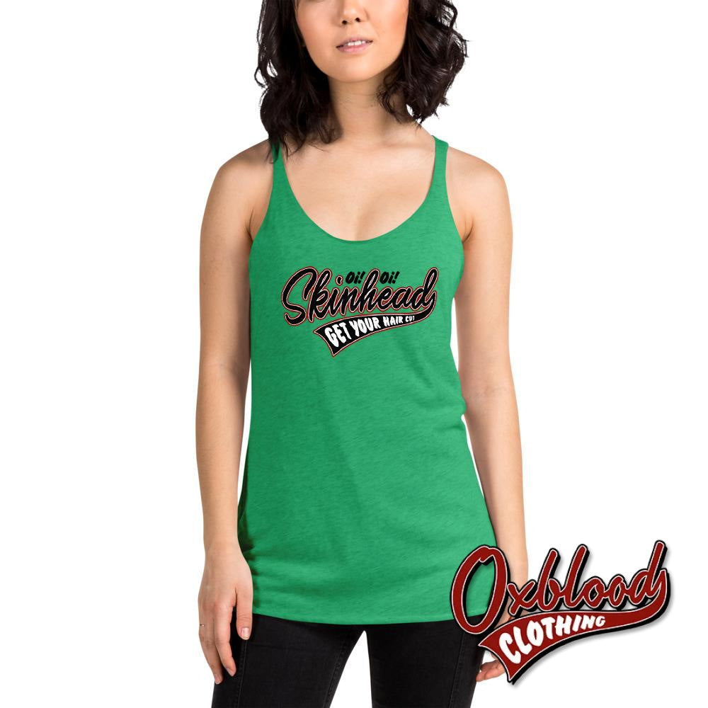 Oi Skinhead Womens Racerback Tank Envy / Xs Top