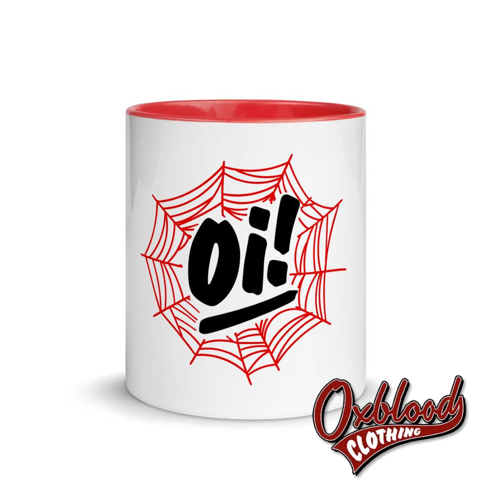 Oi Spidersweb Mug With Color Inside
