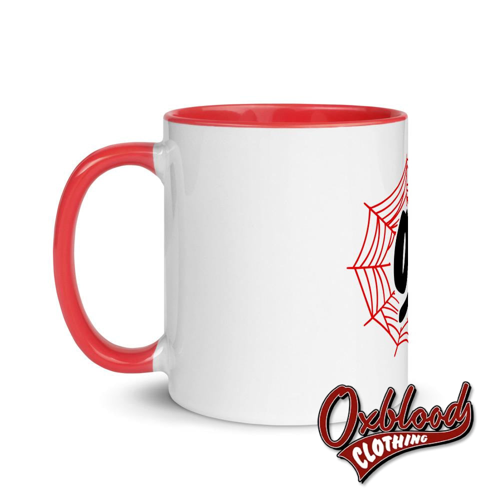 Oi Spidersweb Mug With Color Inside