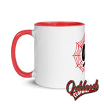 Load image into Gallery viewer, Oi Spidersweb Mug With Color Inside

