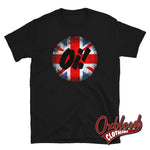 Cargar imagen en el visor de la galería, Oi! Union Jack T-Shirt - Traditional Skinhead Clothing Black / S Shirts
