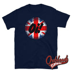 Cargar imagen en el visor de la galería, Oi! Union Jack T-Shirt - Traditional Skinhead Clothing Navy / S Shirts
