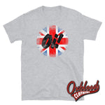 Lade das Bild in den Galerie-Viewer, Oi! Union Jack T-Shirt - Traditional Skinhead Clothing Sport Grey / S Shirts
