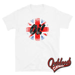Cargar imagen en el visor de la galería, Oi! Union Jack T-Shirt - Traditional Skinhead Clothing White / S Shirts

