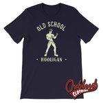 Lade das Bild in den Galerie-Viewer, Old School Hooligan T-Shirt Navy / Xs Shirts
