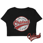 Load image into Gallery viewer, Organic Oxblood Clothing Crop Top Black / Xs
