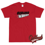 Lade das Bild in den Galerie-Viewer, Oxblood Clothing T-Shirt - Mock Bullet Records Tee Cherry Red / S
