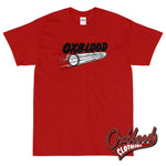 Lade das Bild in den Galerie-Viewer, Oxblood Clothing T-Shirt - Mock Bullet Records Tee Red / S
