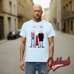 Load image into Gallery viewer, Punk / Mod T-Shirt - Skinheads United By Scribble Twigs Light Blue S
