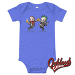 Cargar imagen en el visor de la galería, Punks And Skins United Onesie - Misstake Tattoo Baby Skinhead Clothes &amp; Punk Rock Uk Sizes Heather
