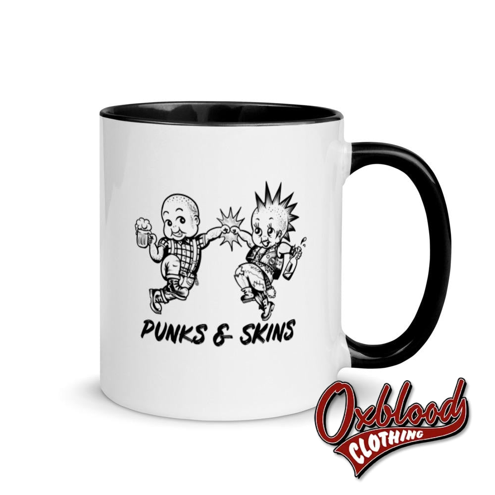 Punks & Skins United Mug With Color Inside - Misstake Tattoo Black