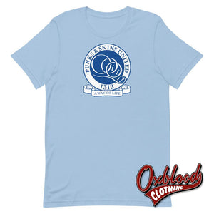 Qpr Punks & Skins United T-Shirt - Football A Way Of Life 1312 Light Blue / Xs Shirts