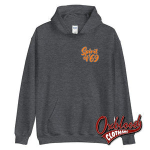 Razors And Records 69 Hoodie - Spirit Of Clothing Dark Heather / S